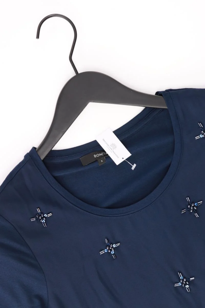 Bonita T-Shirt Gr. S Kurzarm blau aus Polyester - Image 3