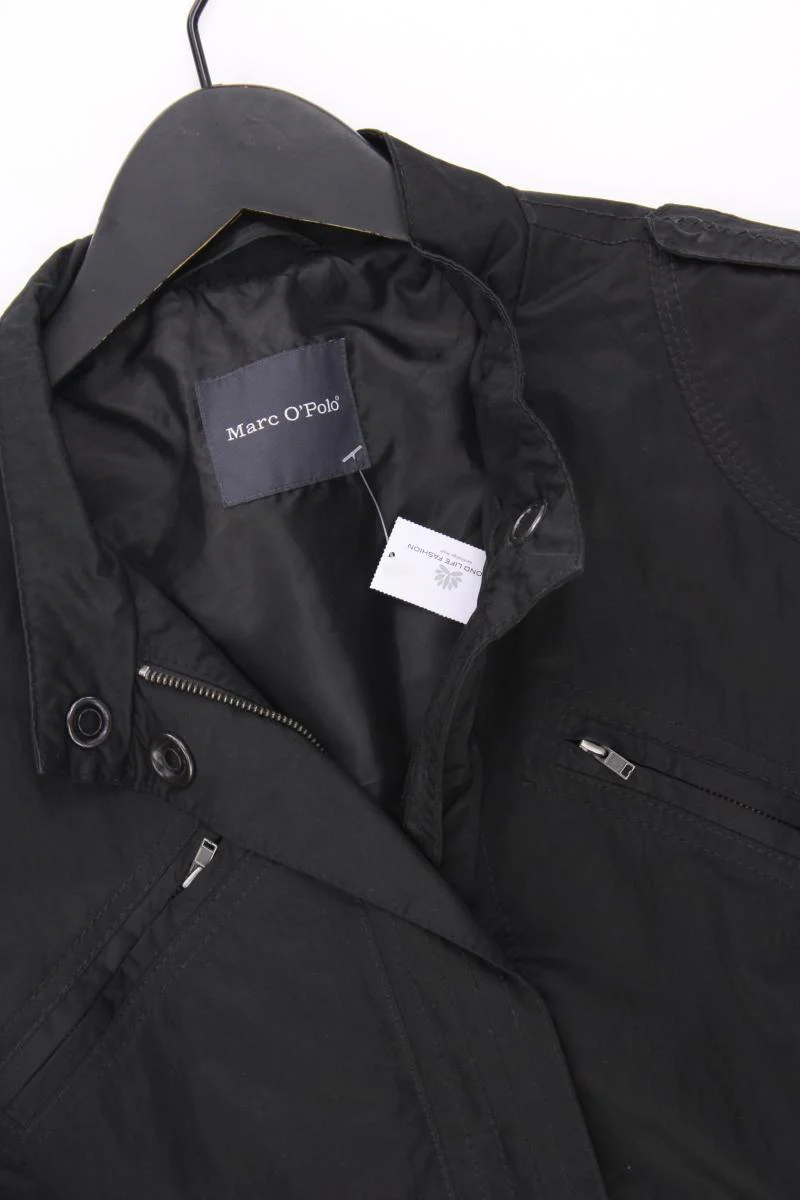 Marc O'Polo Übergangsjacke Gr. 42 mit Gürtel schwarz aus Polyester - Image 2