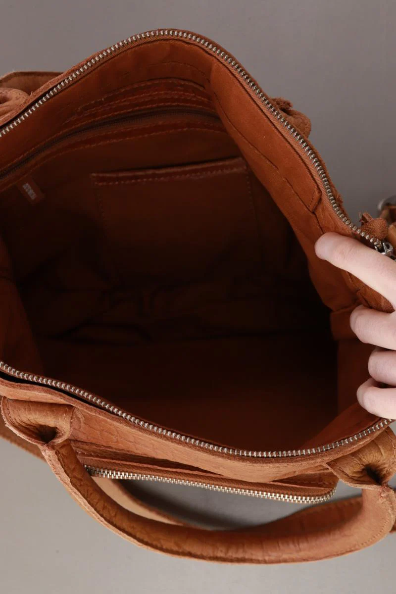 Cowboysbag Henkeltasche braun aus Leder - Image 3