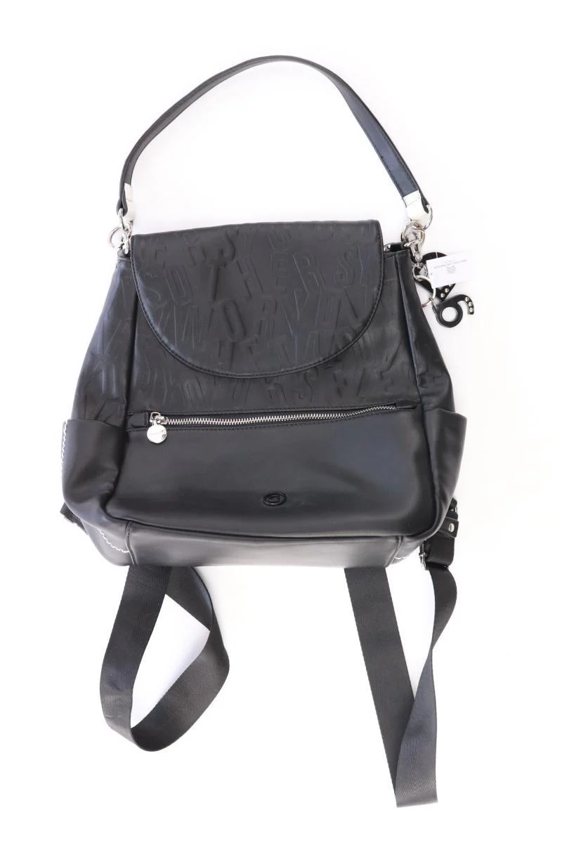 Desigual Rucksack schwarz aus Kunstleder