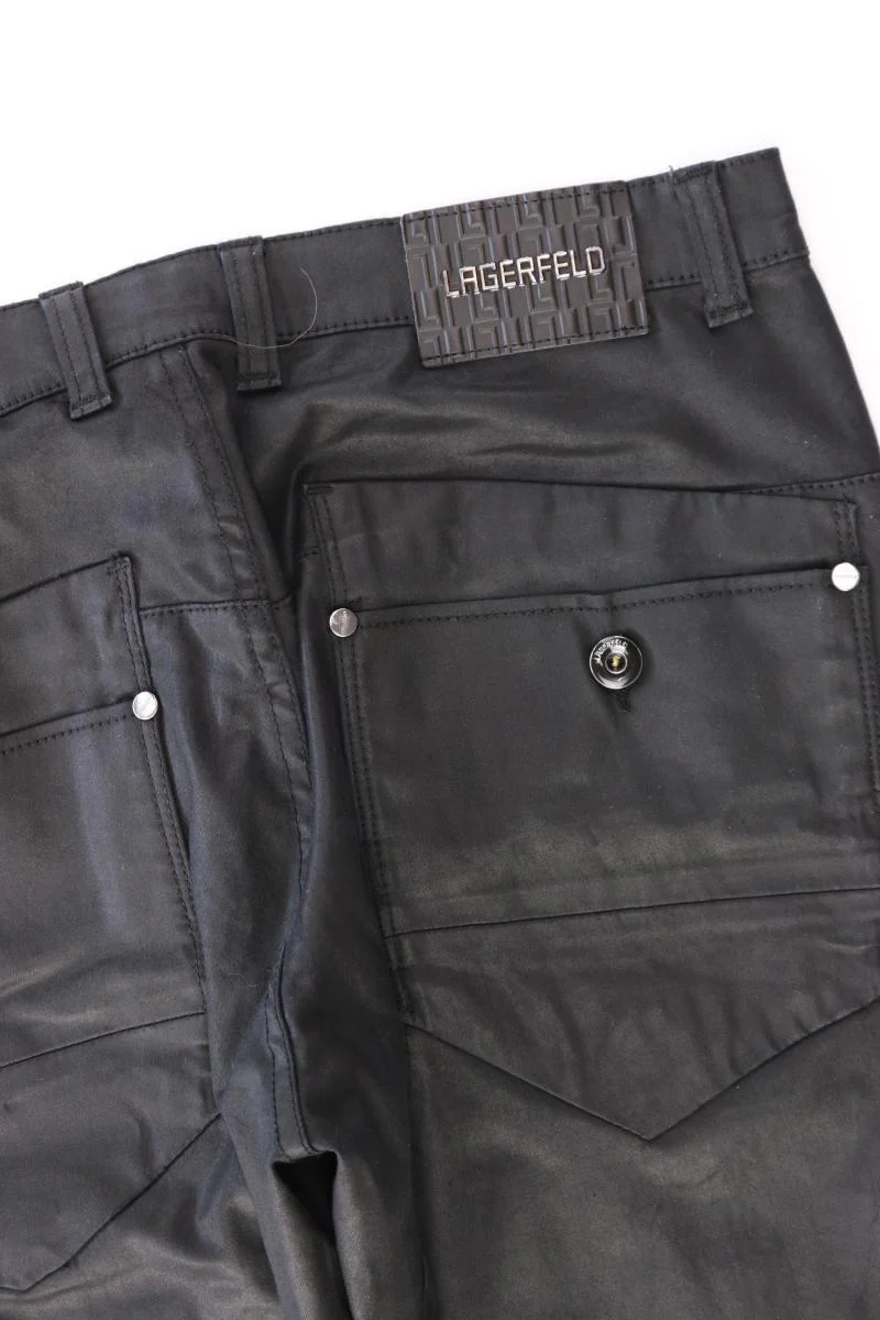 Lagerfeld Five-Pocket-Hose für Herren Gr. W31/L34 schwarz aus Baumwolle - Image 3