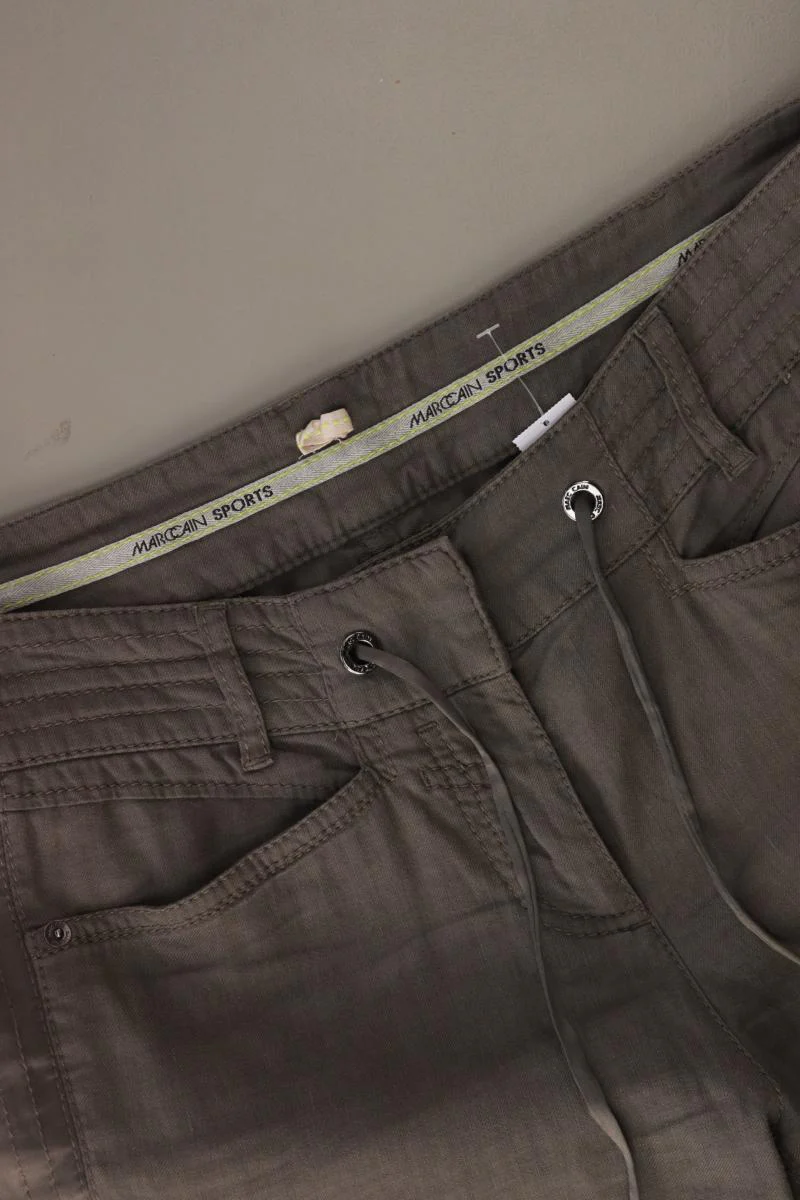 Marc Cain Stoffhose Gr. 38 grau aus Leinen - Image 3