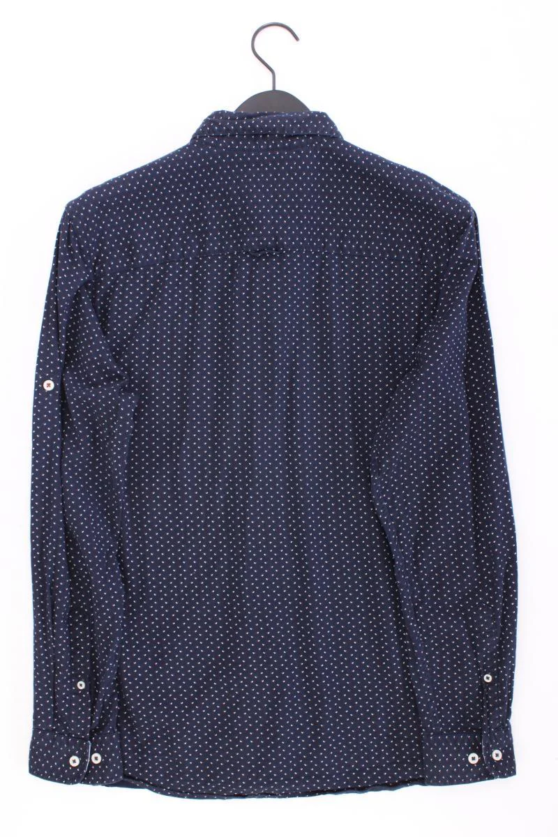 Jack & Jones Langarmhemd für Herren Gr. L blau aus Baumwolle - Image 3