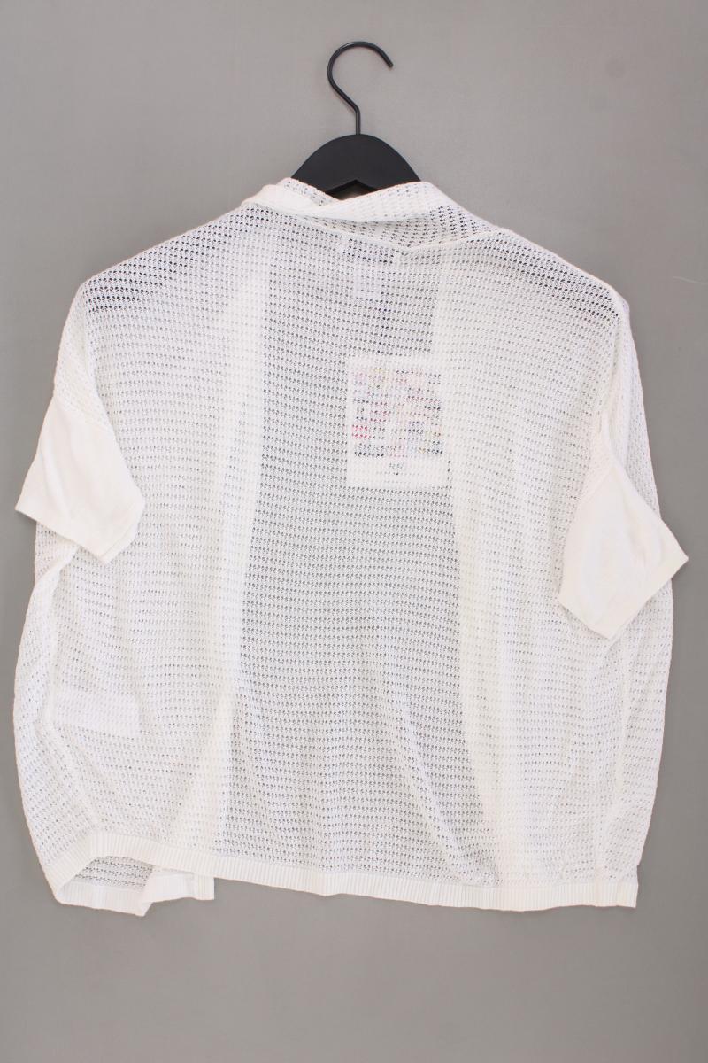 AJC Fashion Strickjacke Gr. 32/34 neu mit Etikett Kurzarm creme aus Viskose - Image 3