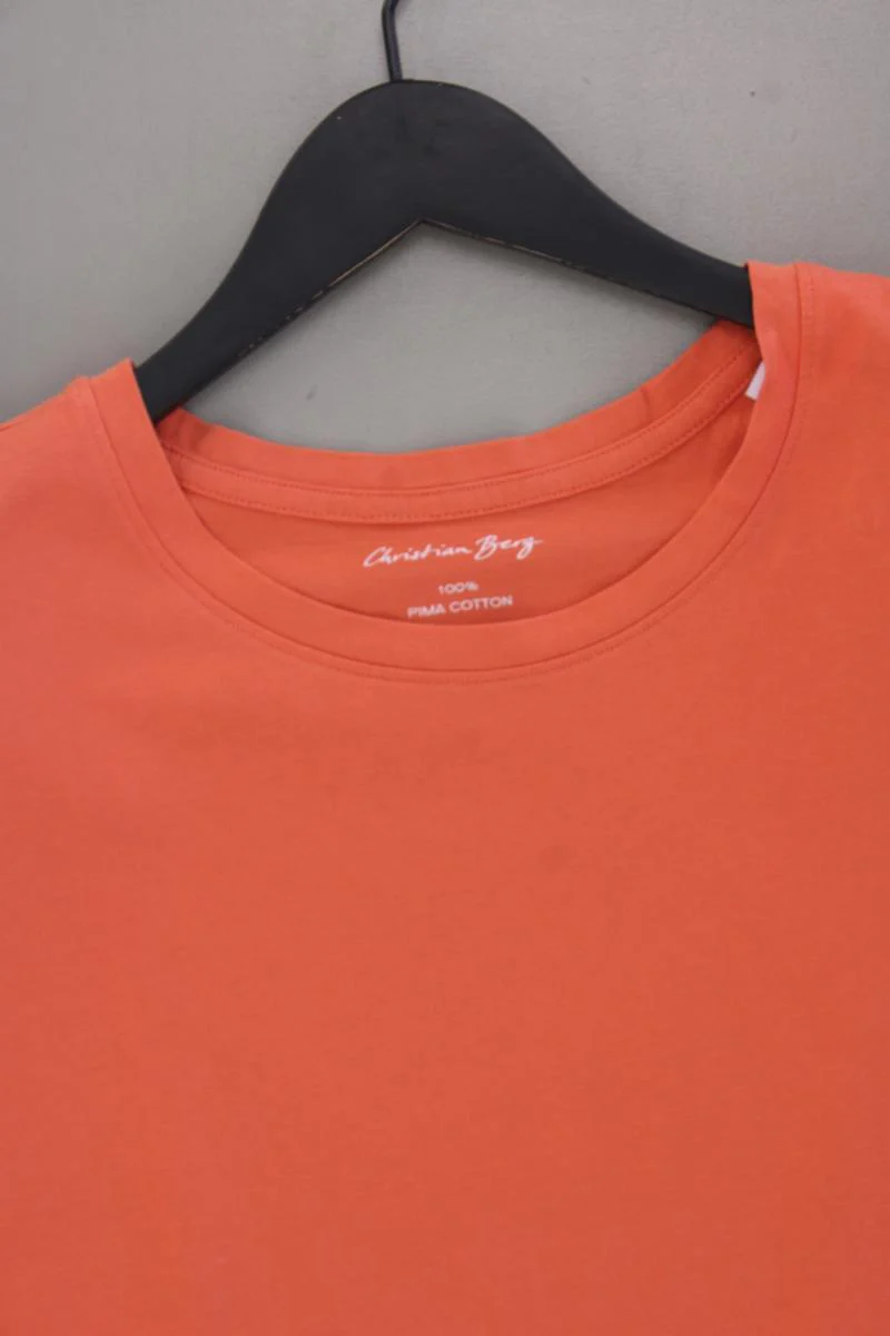 Christian Berg T-Shirt Gr. 42 neuwertig Kurzarm orange aus Baumwolle - Image 2