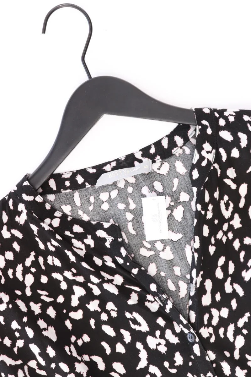 Betty & Co. Langarmbluse Gr. 42 mit Tierdruck schwarz aus Viskose - Image 3