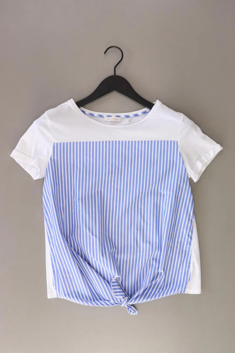 Rich&Royal Ringelshirt Gr. S gestreift Kurzarm weiß aus Baumwolle