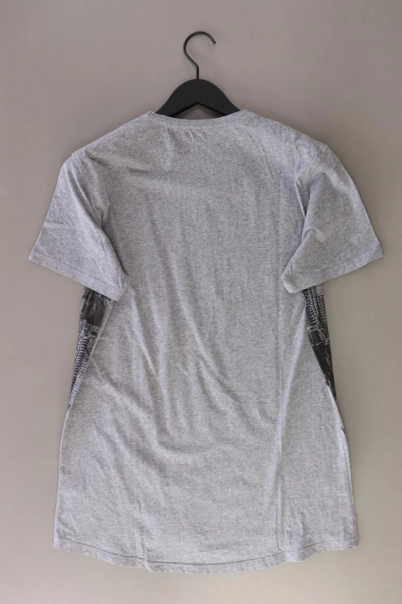Minimum Printshirt für Herren Gr. L Kurzarm grau aus Baumwolle - Image 2