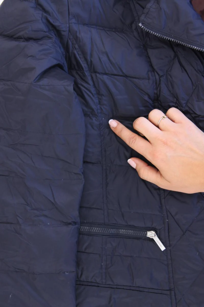 Tommy Hilfiger Daunenjacke Gr. S blau aus Nylon - Image 3