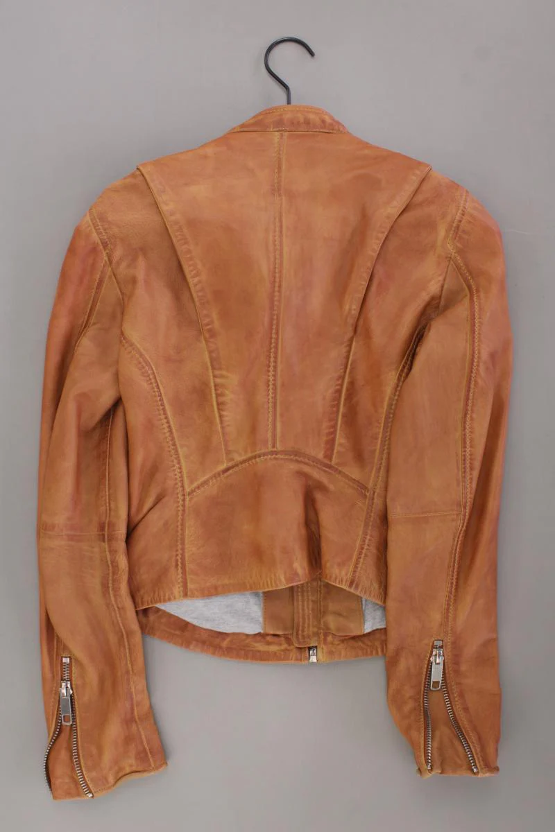 Freaky Nation Lederjacke Gr. XS braun - Image 3