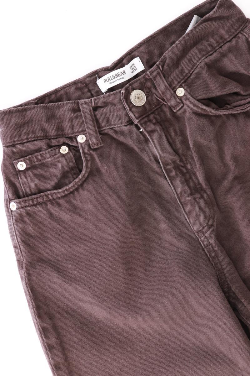 Pull&Bear Mom Jeans Gr. 34 braun aus Baumwolle - Image 3