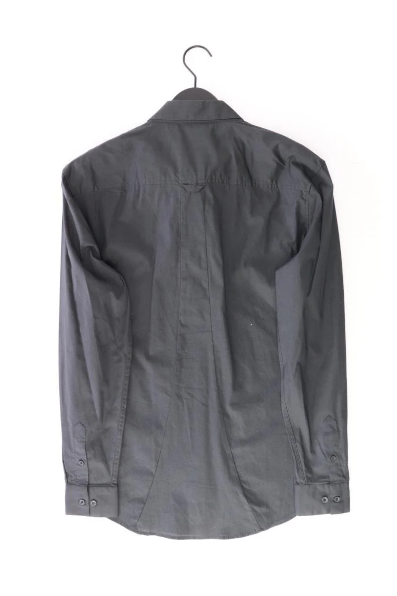 Siksilk Langarmhemd für Herren Gr. L grau aus Baumwolle - Image 2