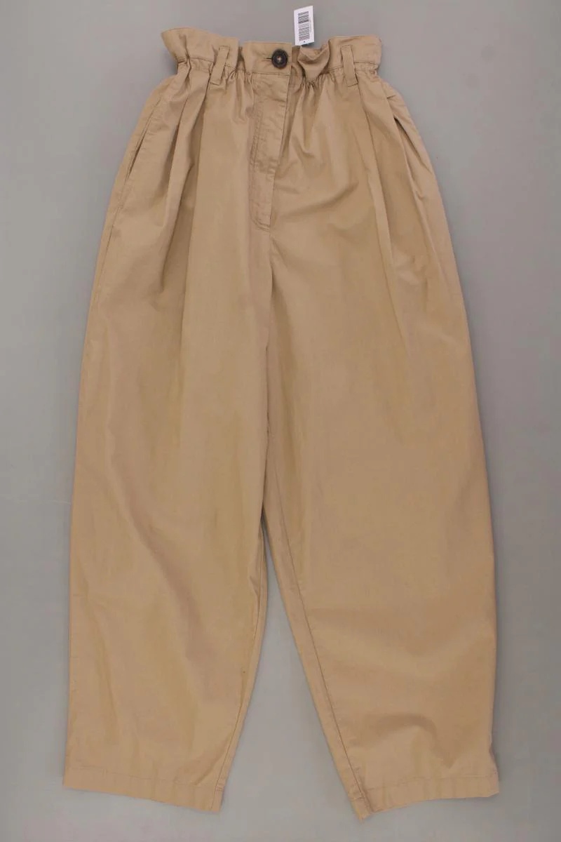 Marc O'Polo Paperbag Hose Gr. 32 braun aus Baumwolle