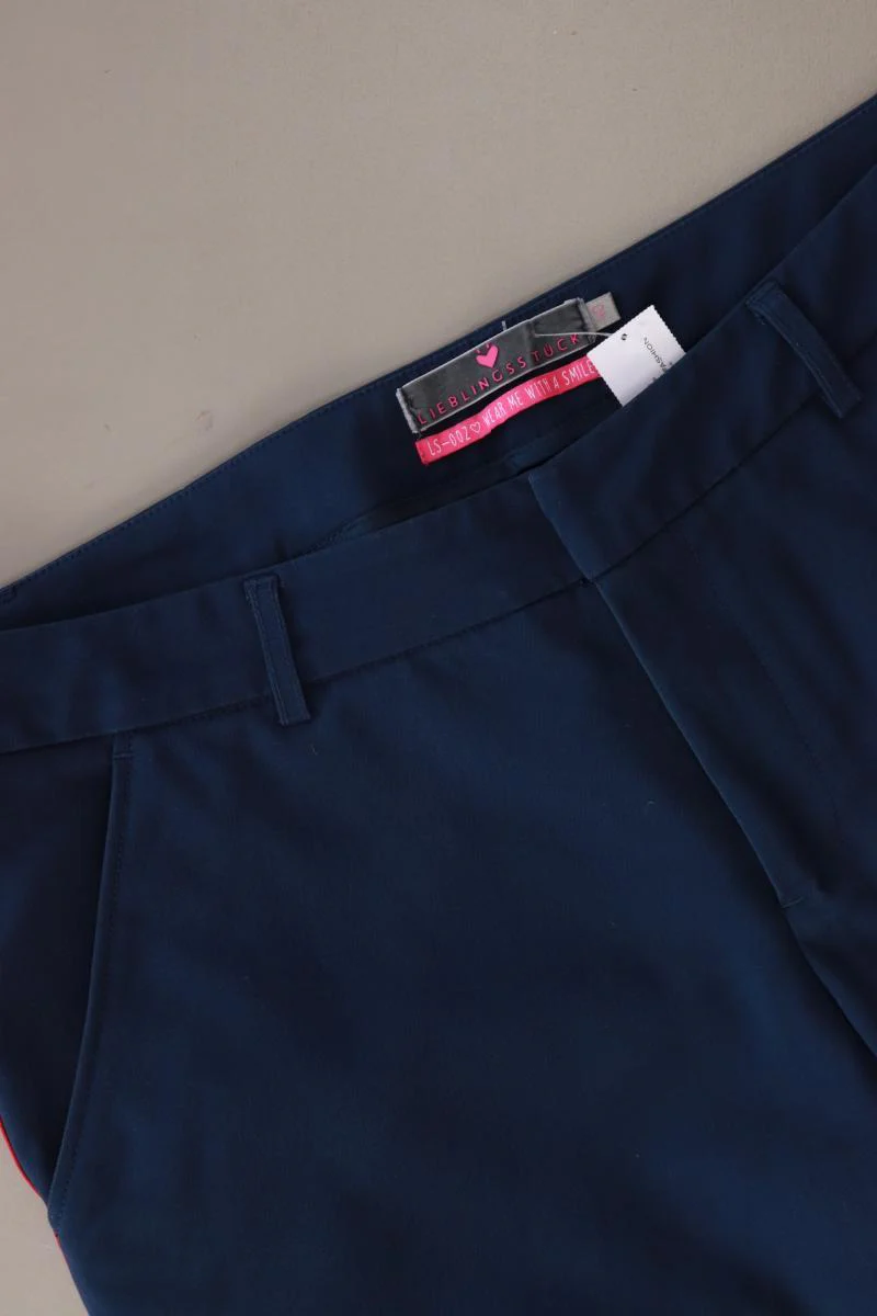 Lieblingsstück Stoffhose Gr. 40 blau aus Baumwolle - Image 3
