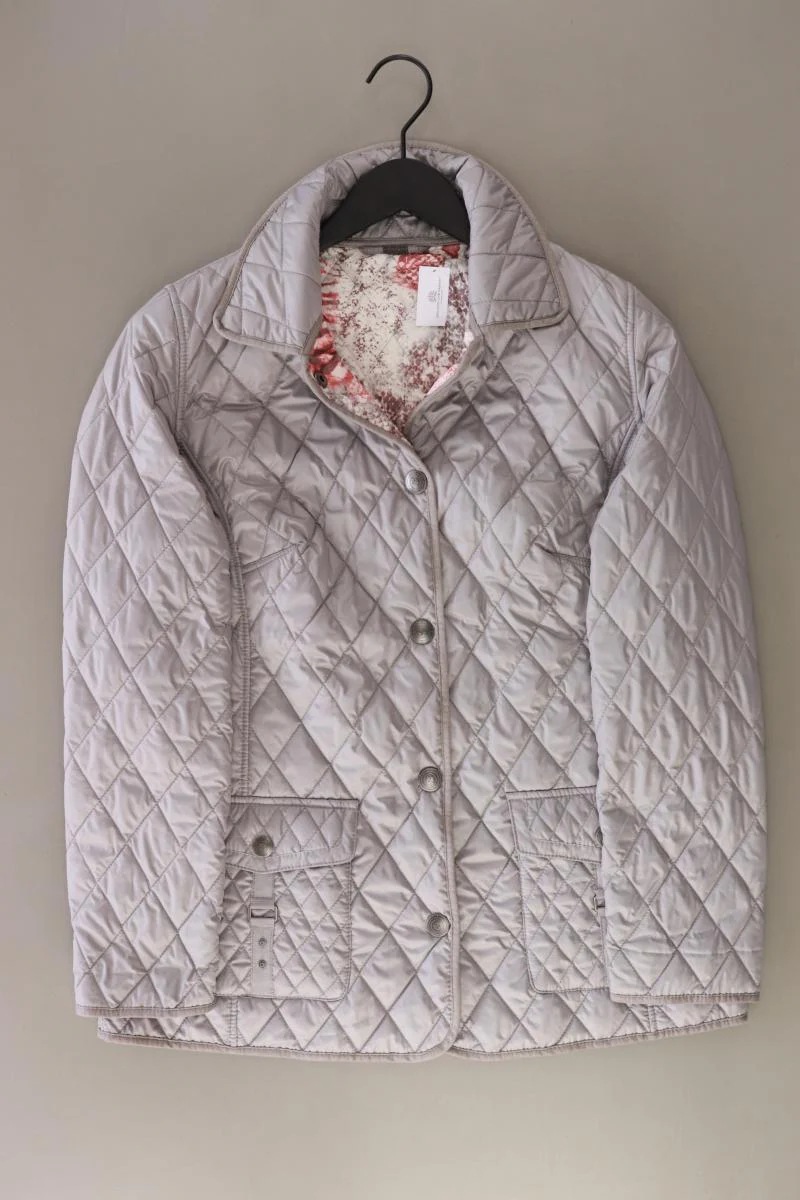 BARBARA LEBEK Steppjacke Gr. 42 grau aus Polyester