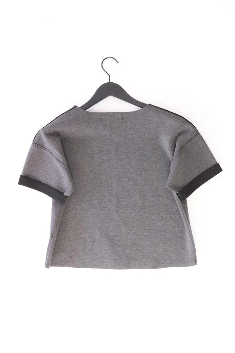 Reserved Cropped Shirt Gr. S Kurzarm grau - Image 2