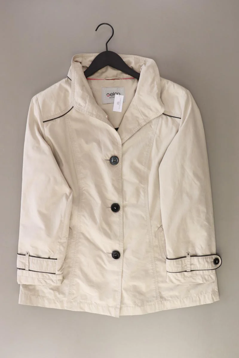 Gelco Übergangsjacke Gr. 42 creme aus Polyester