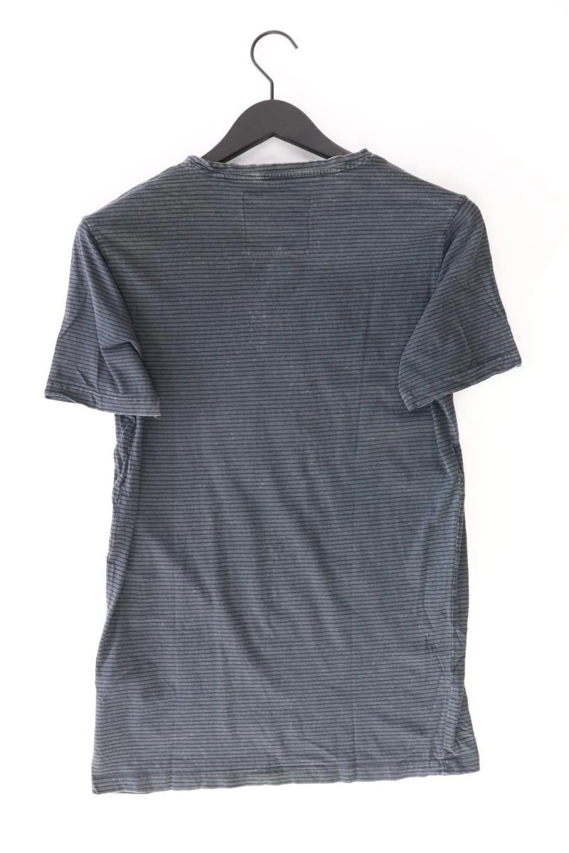 ONLY & SONS Printshirt für Herren Gr. S gestreift Kurzarm grau aus Baumwolle - Image 2
