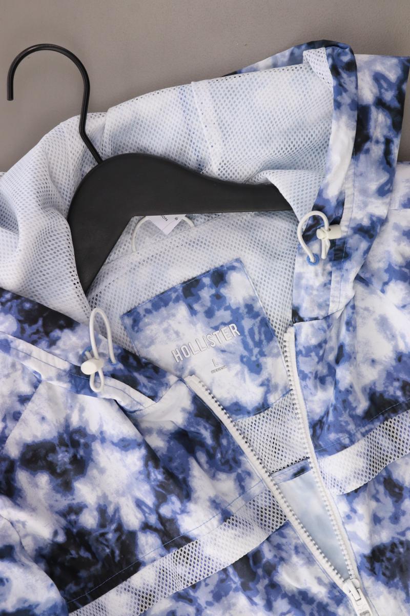 Hollister Kapuzenjacke Gr. L blau aus Polyester - Image 3