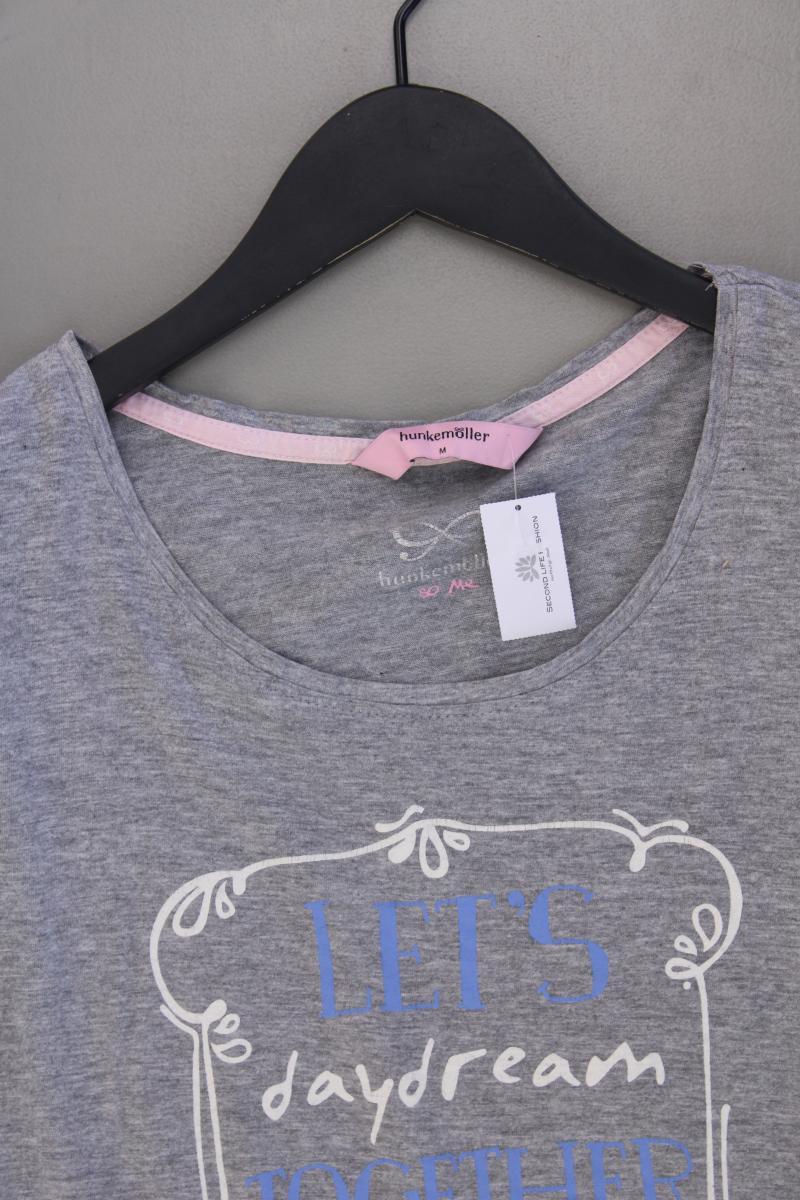 Hunkemöller Printshirt Gr. M Kurzarm grau - Image 2