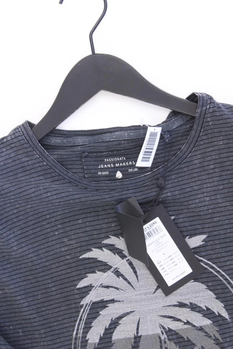 ONLY & SONS Printshirt für Herren Gr. L neu mit Etikett Neupreis: 19,99€! grau - Image 2