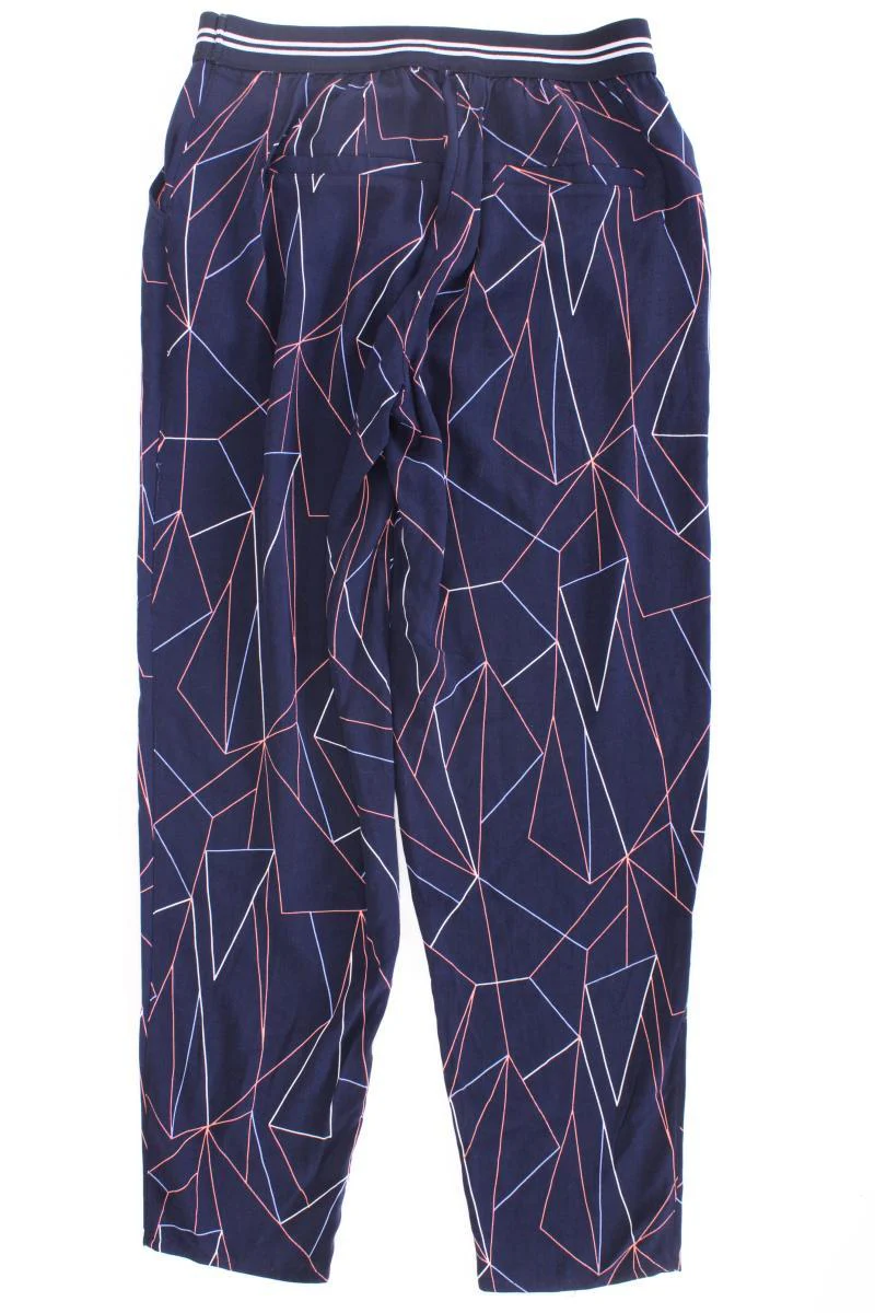 Kenny S. Stoffhose Gr. 36 geometrisches Muster blau aus Viskose - Image 3