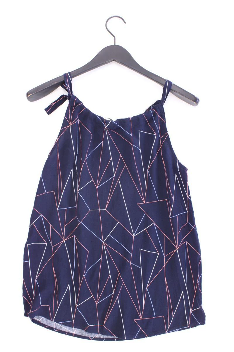 Kenny S. Spaghetti-Top Gr. 36 geometrisches Muster neu mit Etikett blau - Image 3