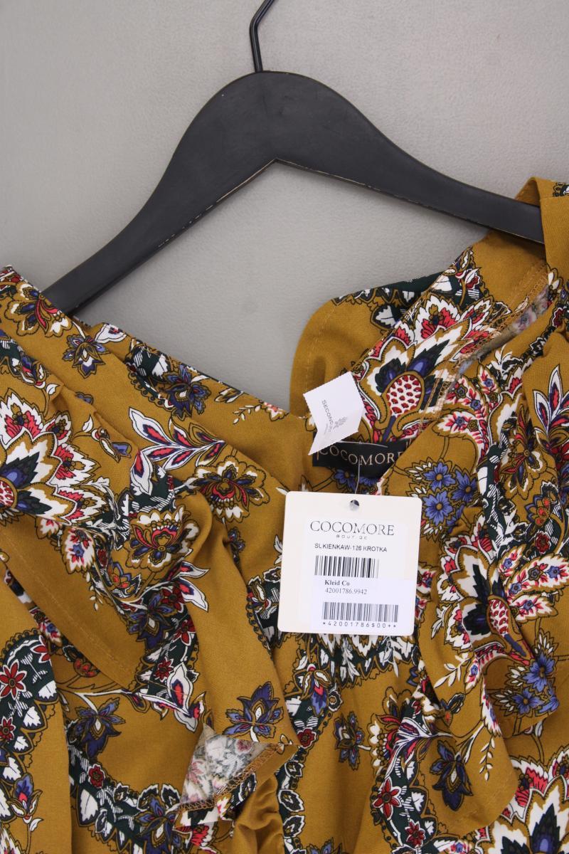 Cocomore Kleid Gr. 36 mit Blumenmuster neu mit Etikett 3/4 Ärmel gelb - Image 2