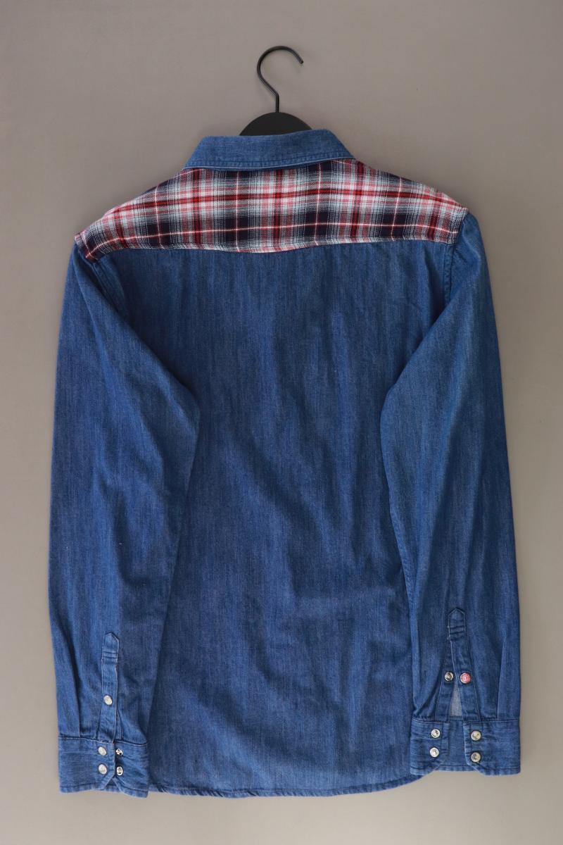 Element Jeanshemd für Herren Gr. M Langarm blau aus Baumwolle - Image 2