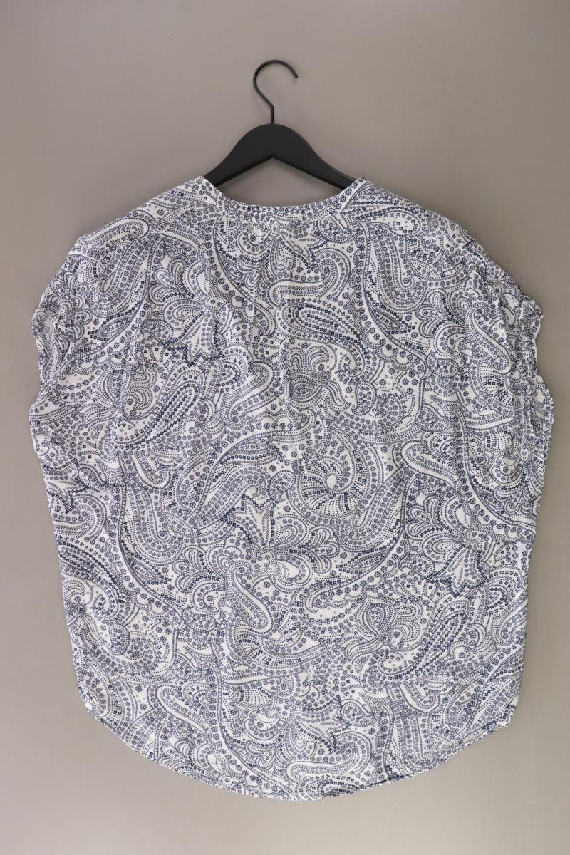 Esprit Kurzarmbluse Gr. M mit Paisleymuster blau aus Viskose - Image 2