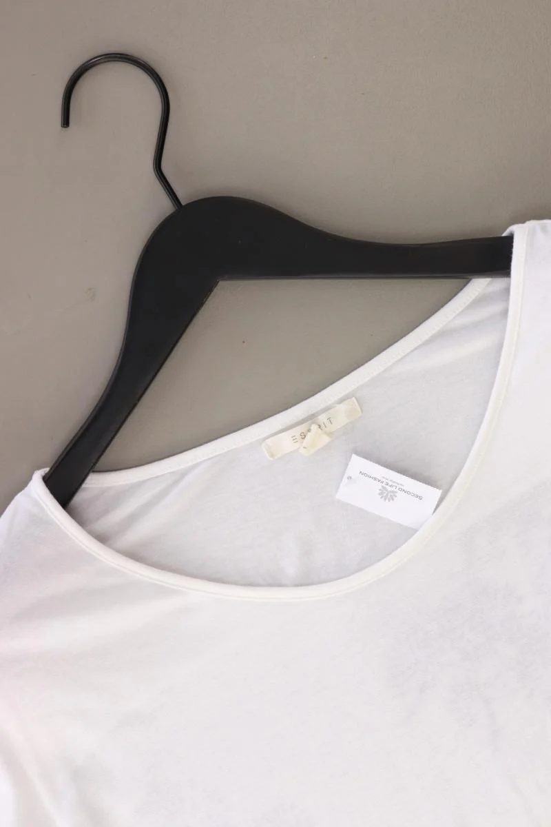 Esprit T-Shirt Gr. S Kurzarm weiß aus Viskose - Image 3