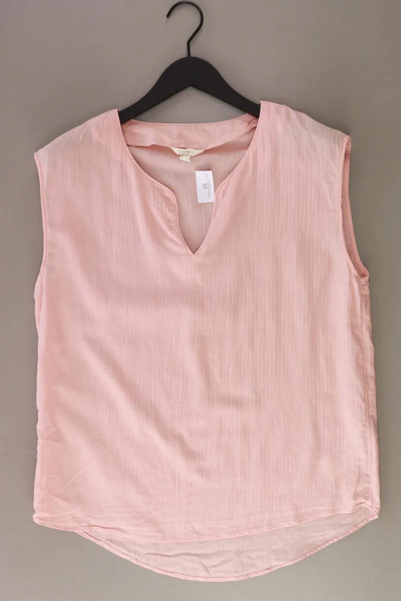 Esprit Kurzarmbluse Gr. S rosa aus Baumwolle