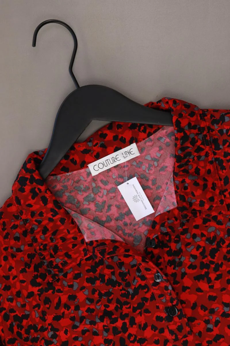 Couture Line Regular Bluse Gr. 42 mit Tierdruck 3/4 Ärmel rot aus Polyester - Image 3