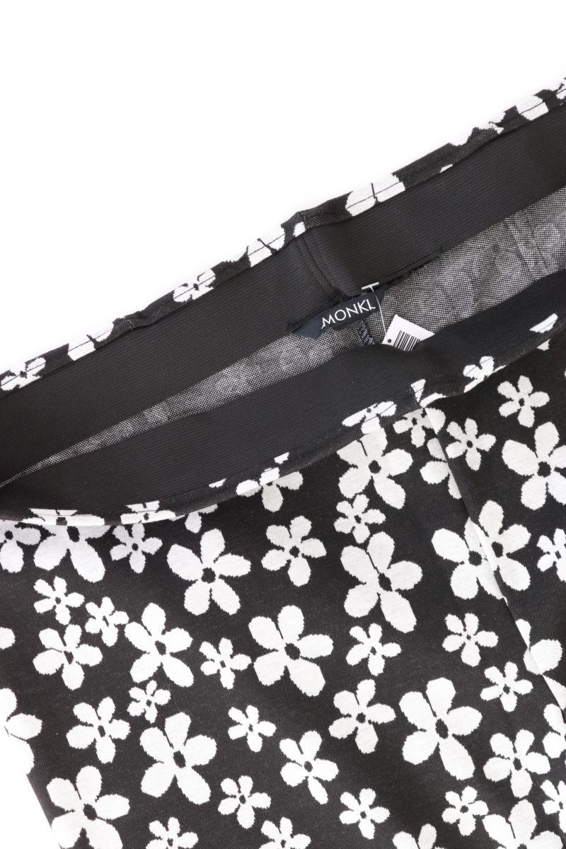 Monki Hose Gr. 48 mit Blumenmuster schwarz - Image 3