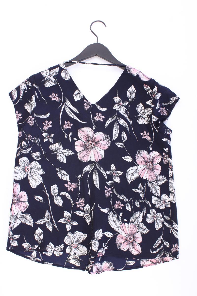 Only Kurzarmbluse Gr. 38 mit Blumenmuster blau aus Polyester - Image 3