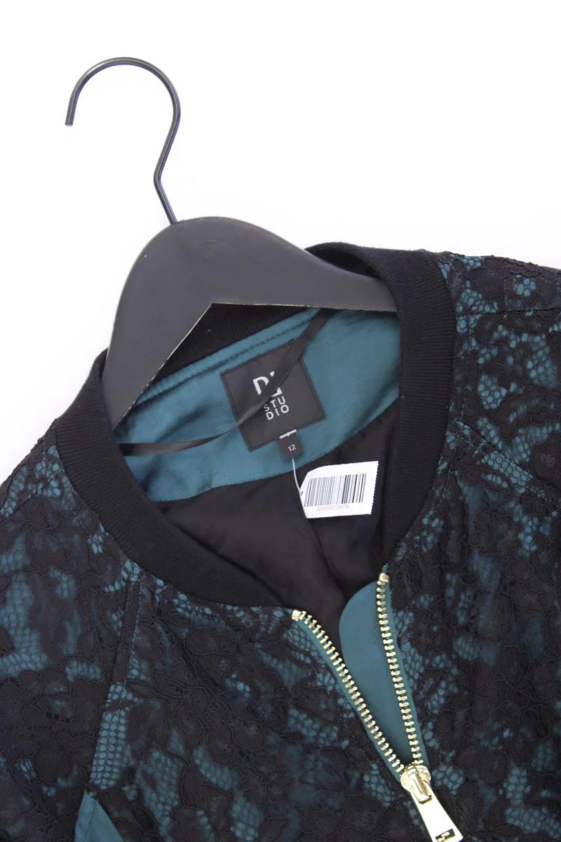 River Island Bomberjacke Gr. 38 blau aus Viskose - Image 2