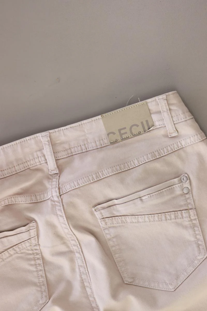 Cecil Straight Jeans Gr. W29 creme aus Baumwolle - Image 3