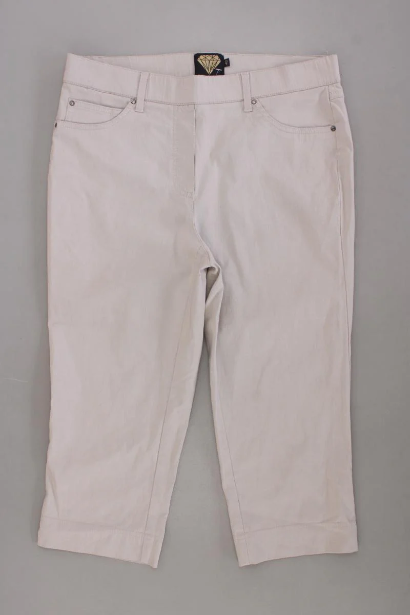 Sarah Kern 3/4 Hose Gr. 40 creme aus Viskose