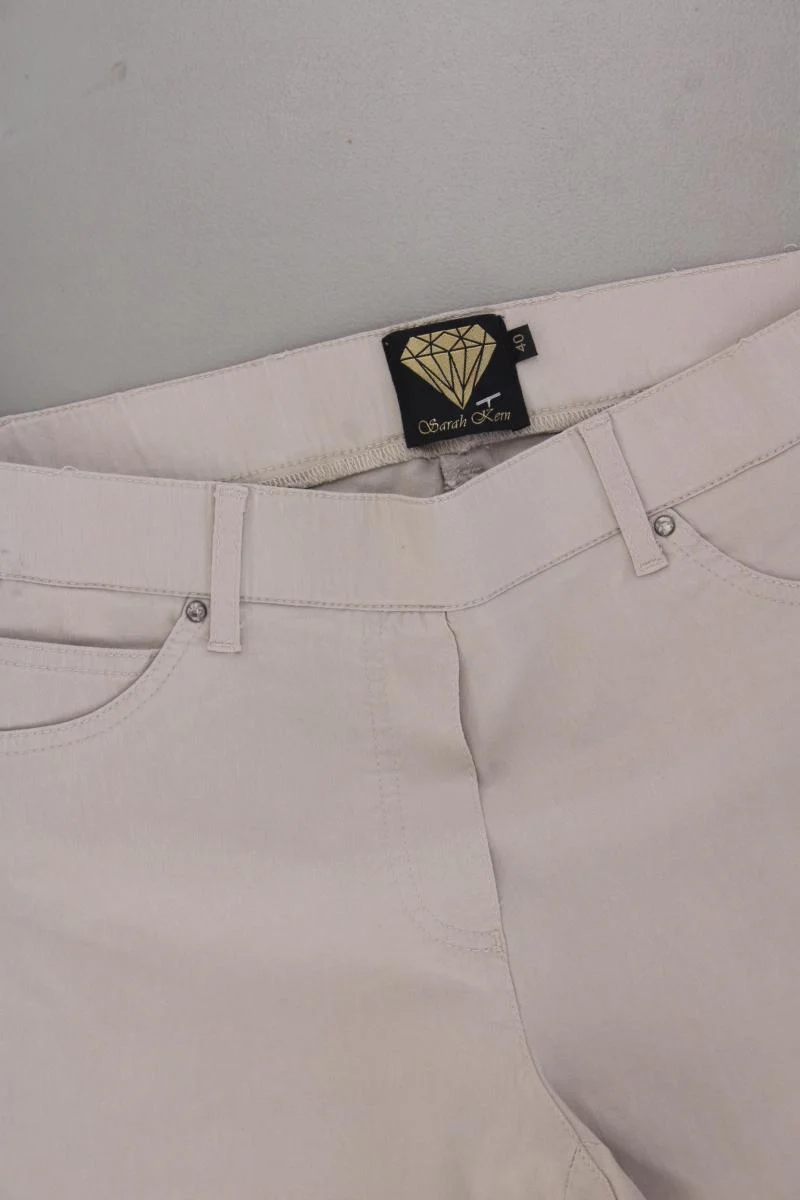 Sarah Kern 3/4 Hose Gr. 40 creme aus Viskose - Image 2