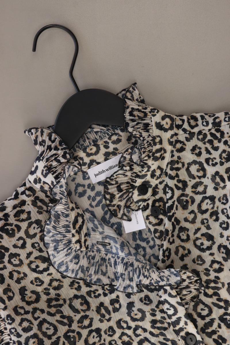 Judith Williams Rüschenbluse Gr. 40 mit Tierdruck Langarm creme aus Polyester - Image 3