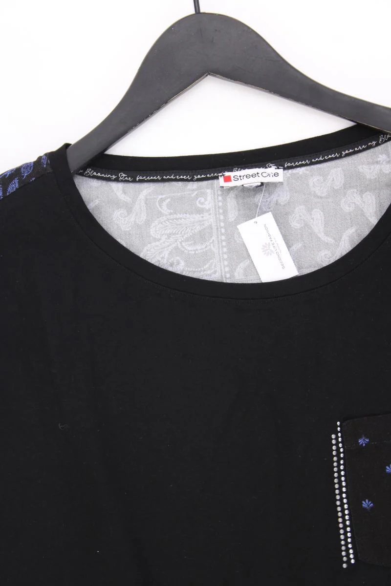 Street One T-Shirt Gr. 46 Kurzarm schwarz - Image 2