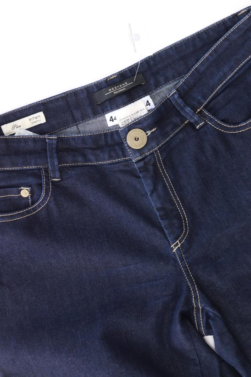 Weekend Max Mara Straight Jeans Gr. 40 blau aus Baumwolle - Image 3