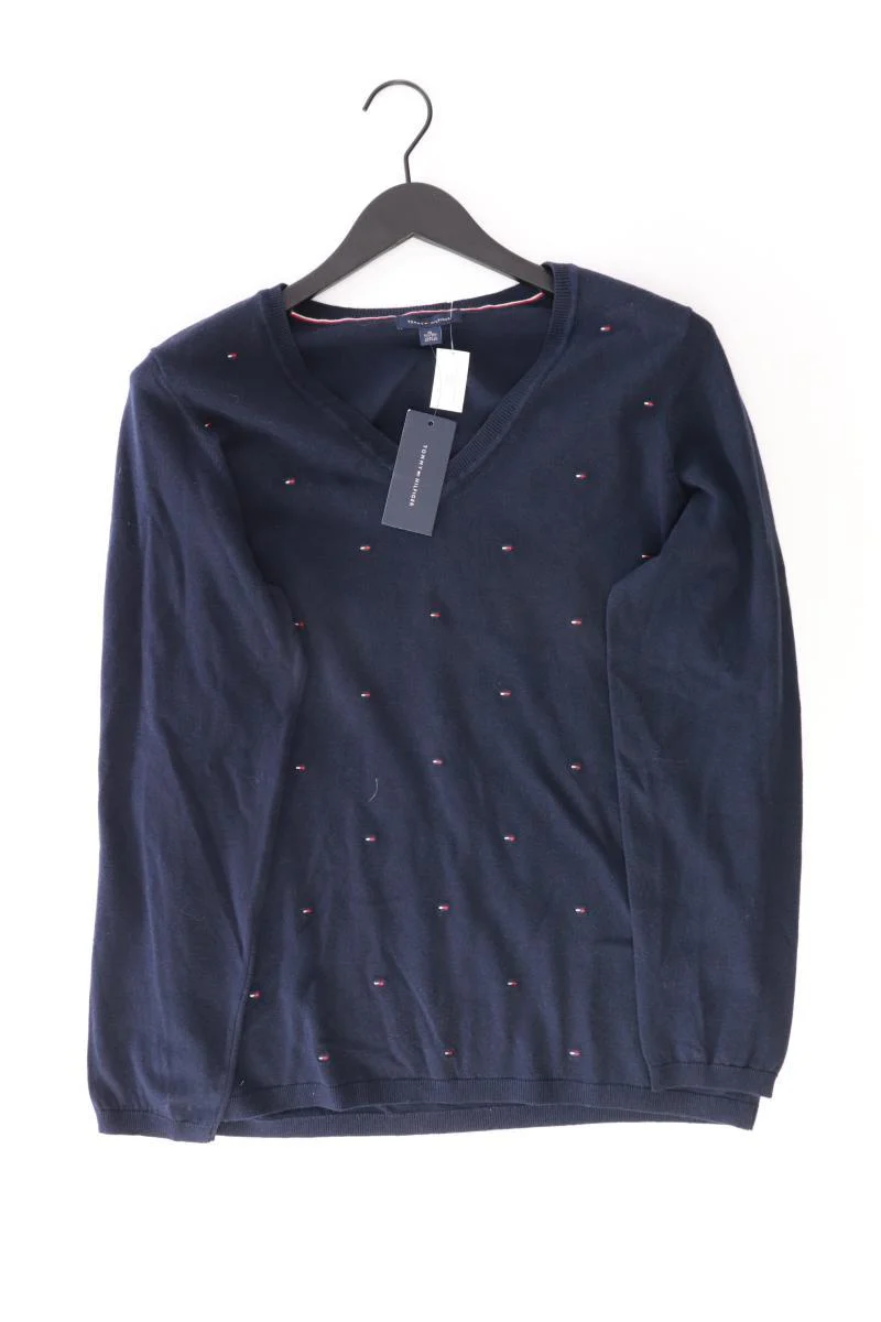 Tommy Hilfiger Feinstrickpullover für Herren Gr. XL neu mit Etikett blau