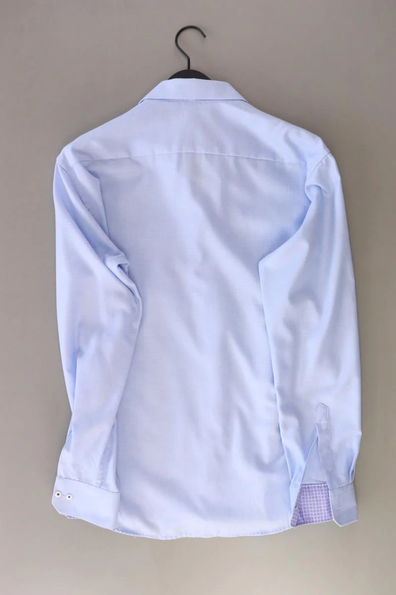 Eterna Langarmhemd für Herren Gr. Hemdgröße 42 blau aus Baumwolle - Image 2