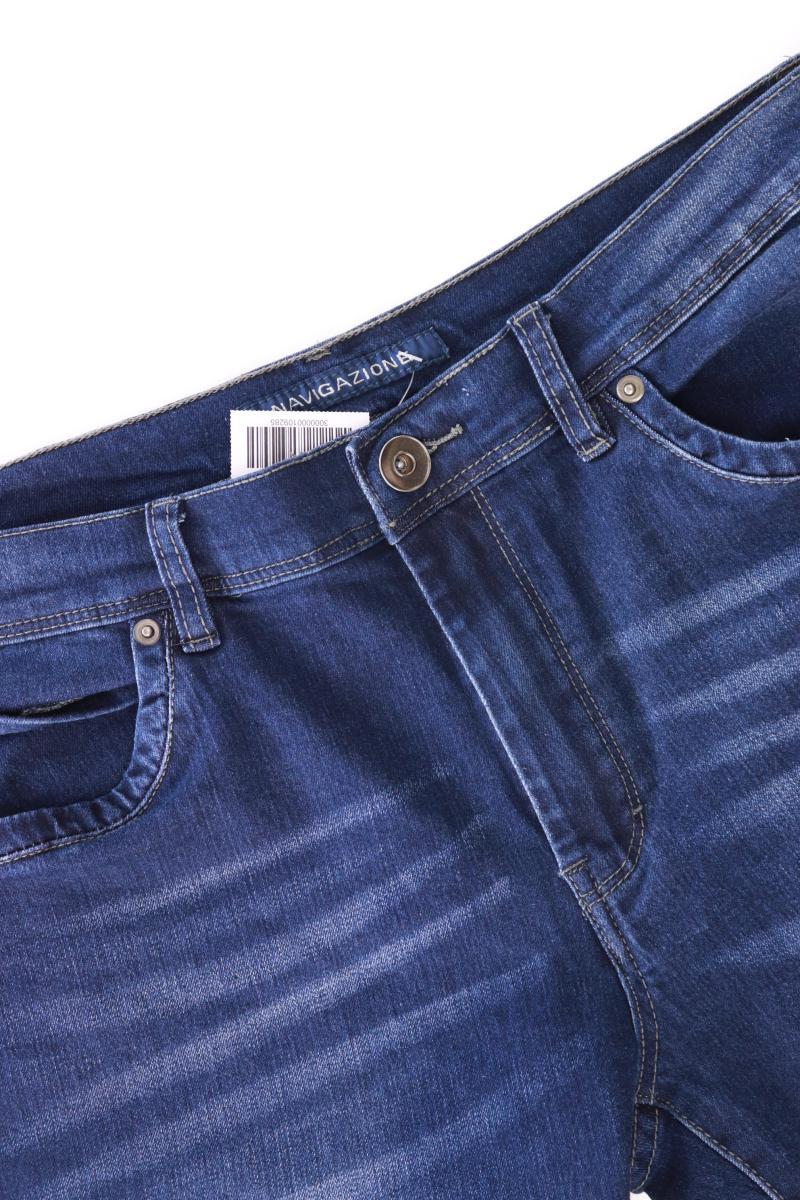 Navigazione Straight Jeans für Herren Gr. Kurzgröße 56 blau aus Baumwolle - Image 3