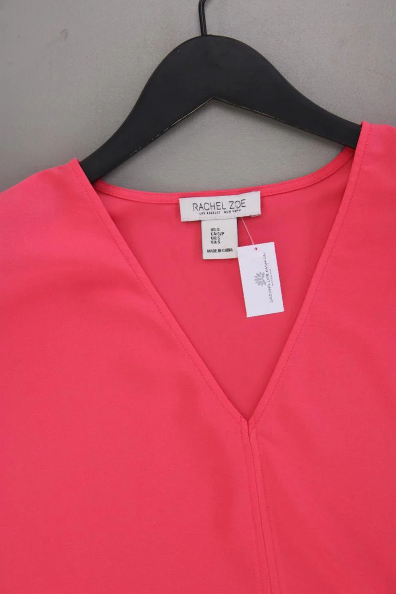 Rachel Zoe Chiffonbluse Gr. S Kurzarm pink aus Polyester - Image 2