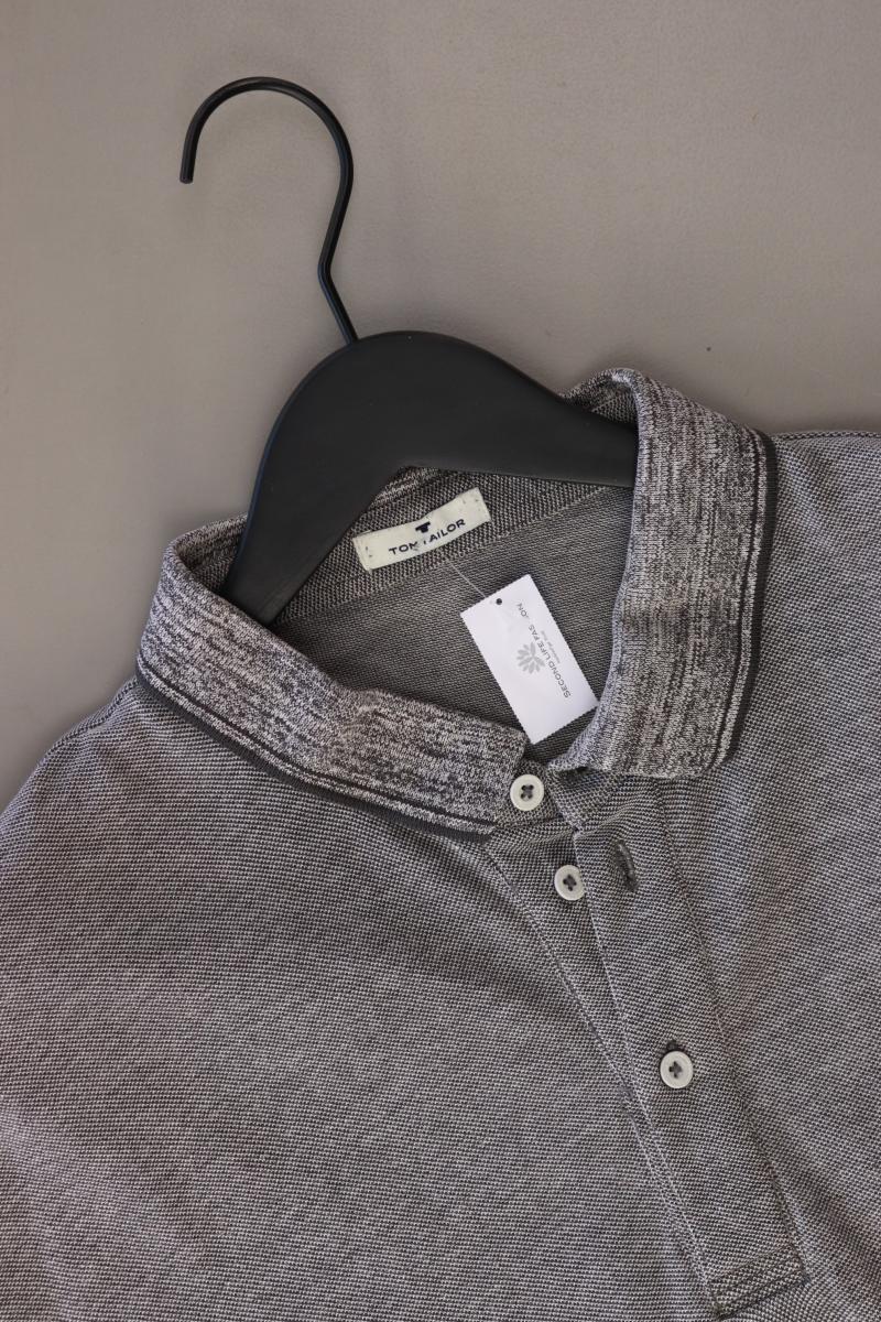 Tom Tailor Poloshirt für Herren Gr. XXL Kurzarm grau aus Baumwolle - Image 3