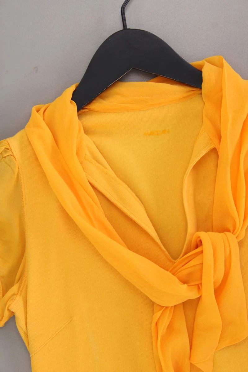Marc Cain T-Shirt Gr. 40 neuwertig Kurzarm gelb aus Baumwolle - Image 2