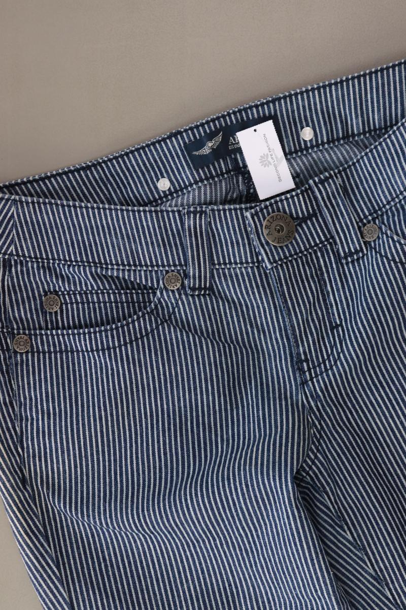 Arizona Straight Jeans Gr. Kurzgröße 18 gestreift blau aus Baumwolle - Image 3