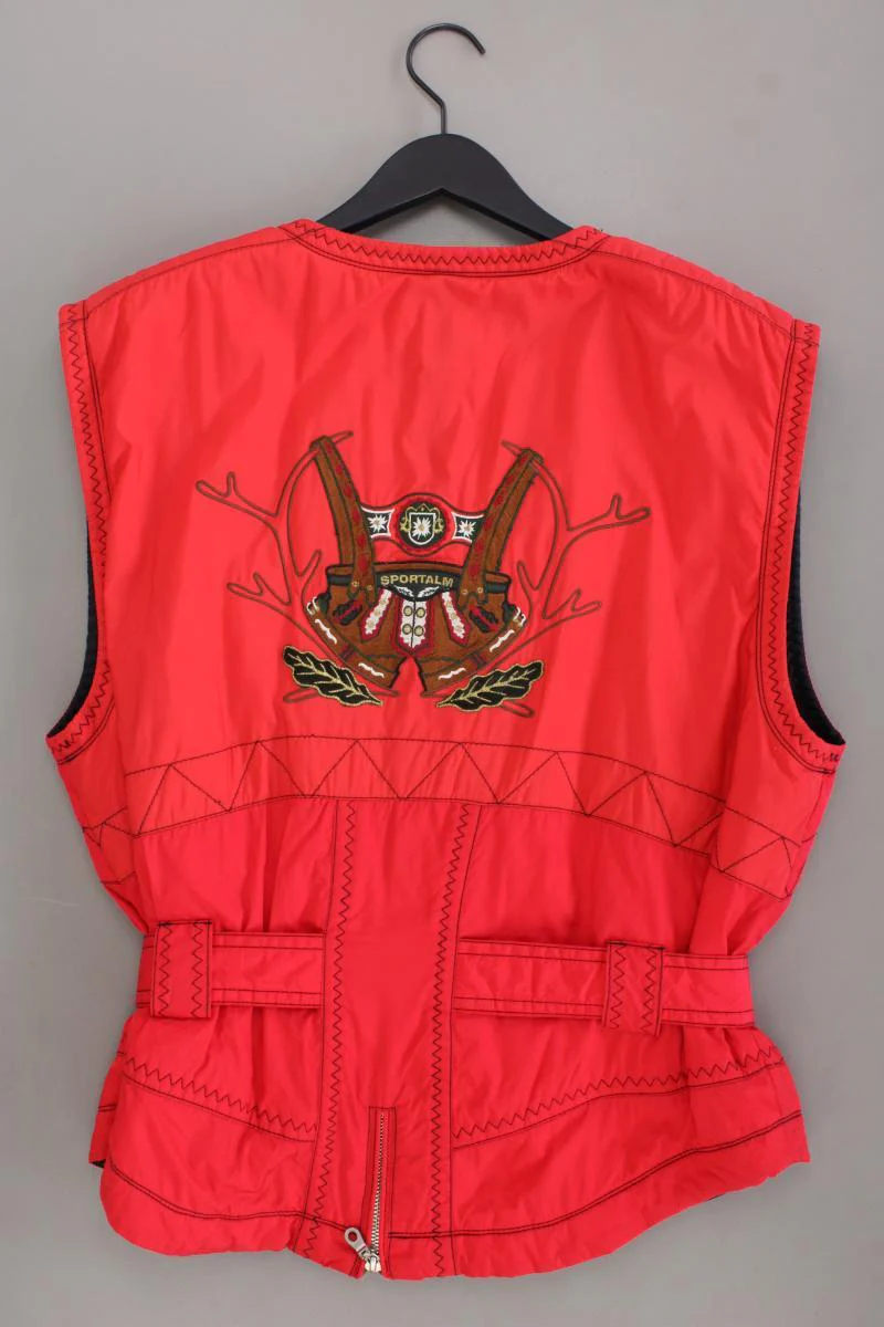 Sportalm Classic Weste Gr. 38 Vintage rot aus Polyamid - Image 3